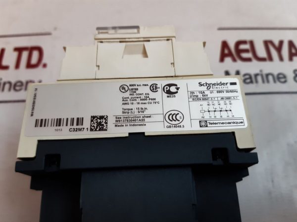 TELEMECANIQUE SCHNEIDER ELECTRIC CAD32M7 CONTROL RELAY