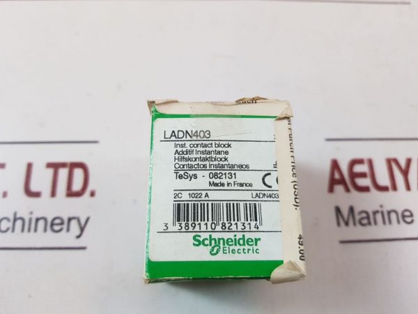 SCHNEIDER ELECTRIC / TELEMECANIQUE LADN403 AUXILIARY CONTACT BLOCK