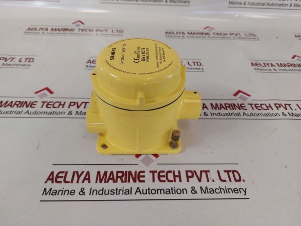 SIEMENS CERBERUS MG61-01 YELLOW GAS DETECTOR HOUSING ALUMINIUM