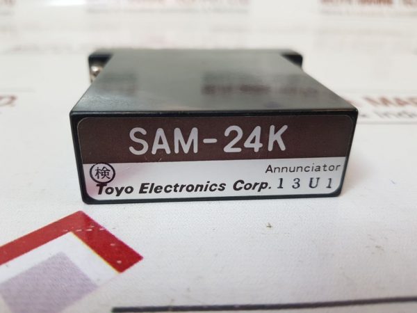 TOYO ELECTRONICS SAM-24K ANNUNCIATOR 13U1