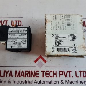 TELEMECANIQUE SCHNEIDER ELECTRIC LRD 07 THERMAL OVERLOAD RELAY