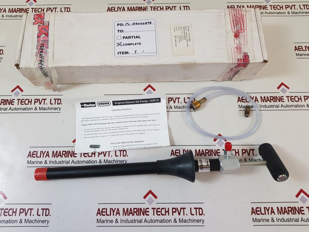 VIRGINIA-PARKER HANNIFIN VOP-H HAND OIL PUMP HIGH PRESSURE