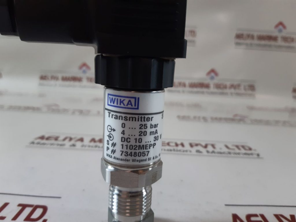 WIKA S10 PRESSURE TRANSMITTER 0…25 BAR Aeliya Marine
