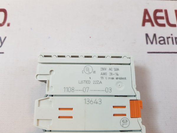 WAGO 750-517 2-CHANNEL RELAY OUTPUT MODULE