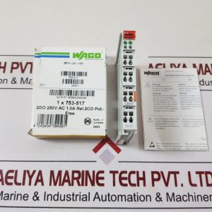 WAGO 750-517 2- CHANNEL RELAY OUTPUT MODULE 230V