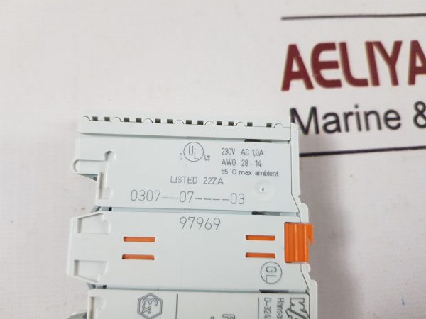 WAGO 750-517 2- CHANNEL RELAY OUTPUT MODULE 230V