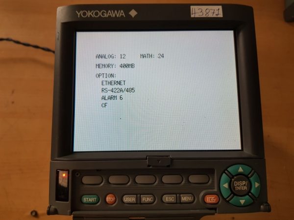 YOKOGAWA DX1012 RECORDER S5PB06619