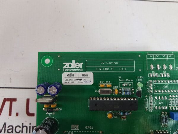 ZOLLER ZLR-UBK UV-CONTROL BOARD