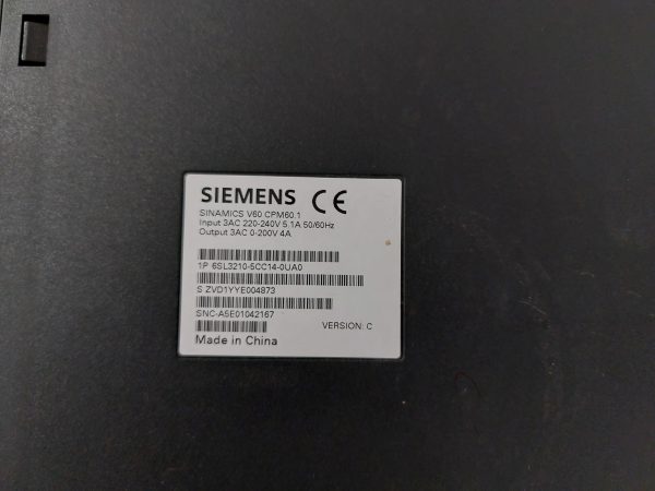 SIEMENS SINAMICS V60 CPM60.1 CONTROLLED POWER MODULE