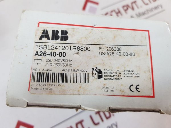 ABB A26-40-00 CONTACTOR 649519