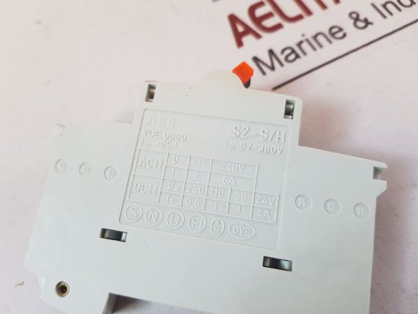 ABB S2-S/H AUXILIARY CONTACT BLOCK
