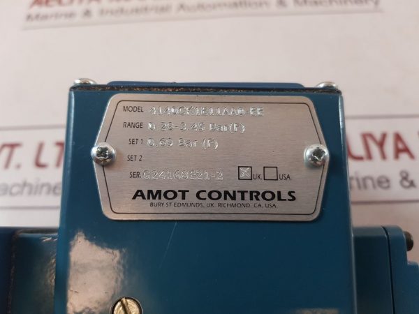 AMOT CONTROLS 4140CK1E11AA0-EE PRESSURE SWITCH