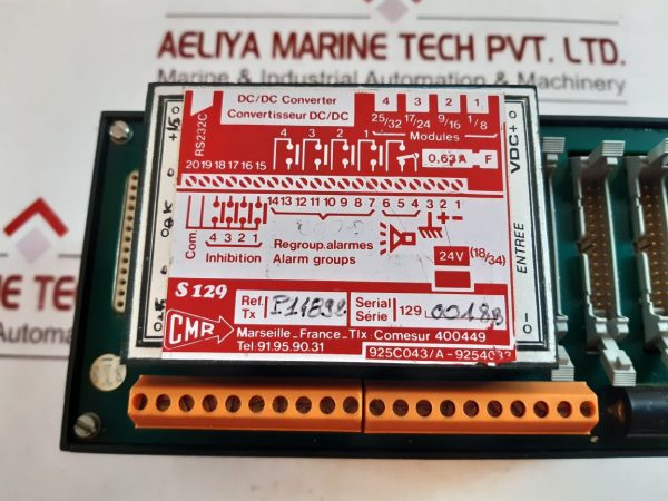 CMR S129 ANALOG MONITORING UNIT 24V