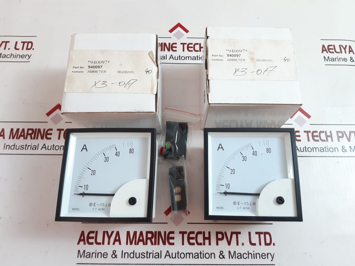 C.T 40/5A AMMETER 940097