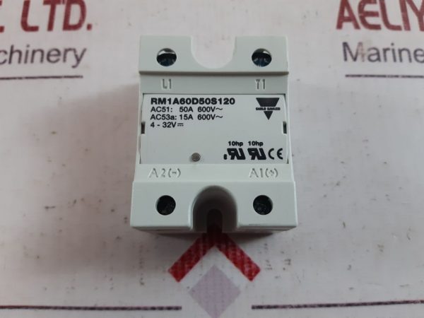CARLO GAVAZZI RM1A60D50S120 SOLID STATE RELAY 609960