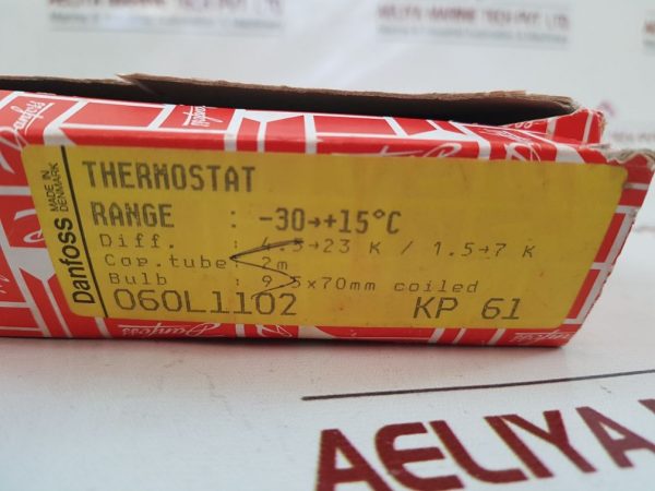 DANFOSS KP 61 THERMOSTAT 2 TO 10°C