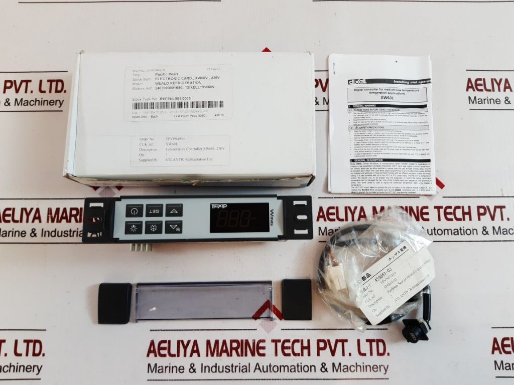 DIXELL / EMERSON XW60L5P0C0N TEMPERATURE CONTROLLER XW60L 230V