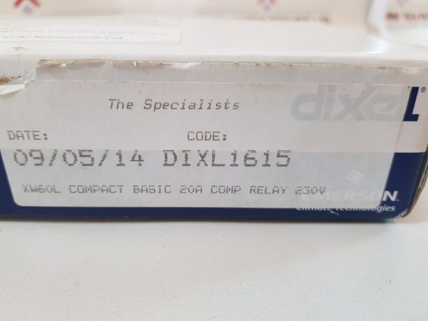 DIXELL / EMERSON XW60L-5P0C0-N TEMPERATURE CONTROLLER