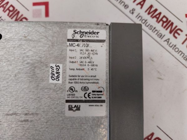 ELAU SCHNEIDER ELECTRIC MC-4/11/10/400 PACDRIVE