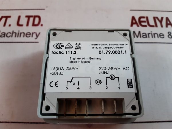 GRÄSSLIN TACTIC 111.2 TIME SWITCH 50HZ
