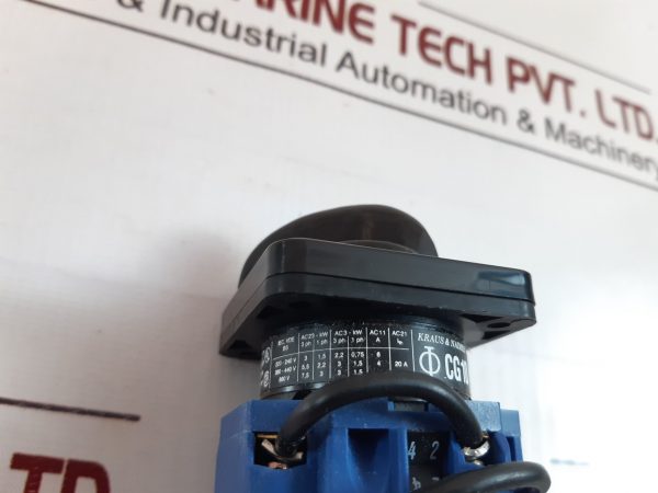 KRAUS & NAIMER CG 10 ROTARY CAM SWITCH 624149