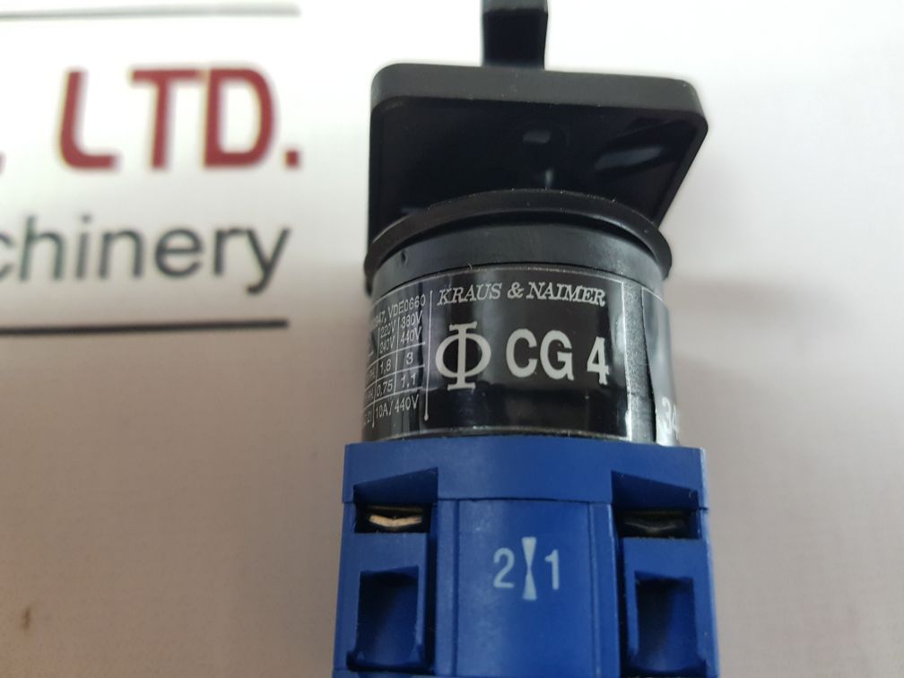 KRAUS & NAIMER CG 4 2 POLE CAM SWITCH