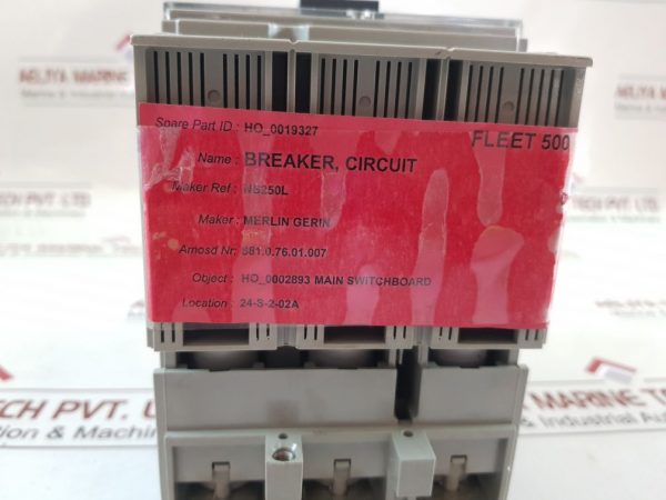 MERLIN GERIN SCHNEIDER ELECTRIC COMPACT NS250L CIRCUIT BREAKER