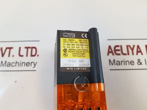 MTE 4N8 4R RELAY 250V 60HZ