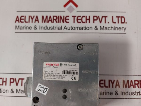 PFEIFFER VACUUM PM C01 690 C PUMP CONTROLLER