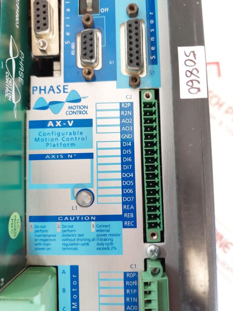 PHASE MOTION CONTROL AXV CONFIGURABLE MOTION CONTROL PLATFORM 10284