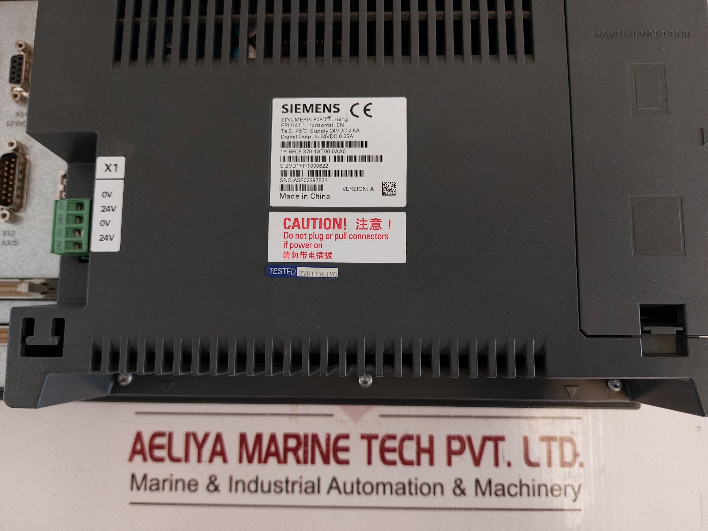 SIEMENS 6FC5 370-1AT00-0AA0 SINUMERIK 808D TURNING