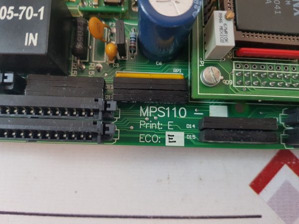 SCANA MAR-EL MPS110 CONTROLLER PCB CARD