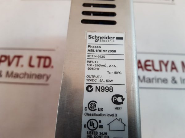 SCHNEIDER ELECTRIC ABL1REM12050 POWER SUPPLY