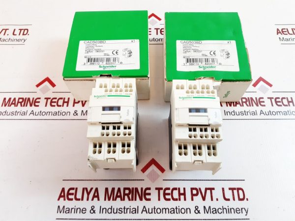 SCHNEIDER ELECTRIC TELEMECANIQUE CAD503BD 24 VDC CONTROL RELAY