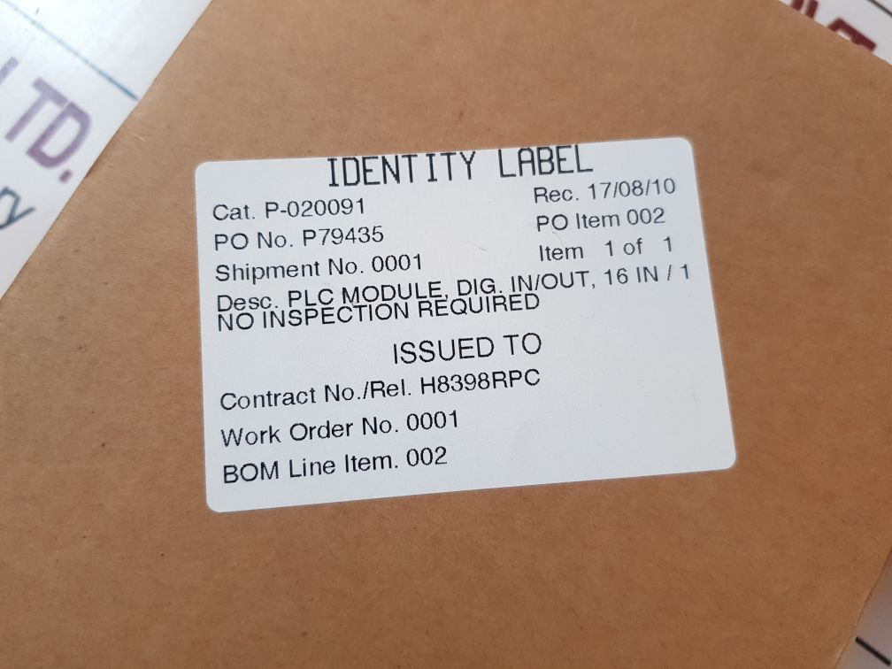 SIEMENS SIMATIC S7 323-1BL00-0AA0 DIGITAL I/O MODULE