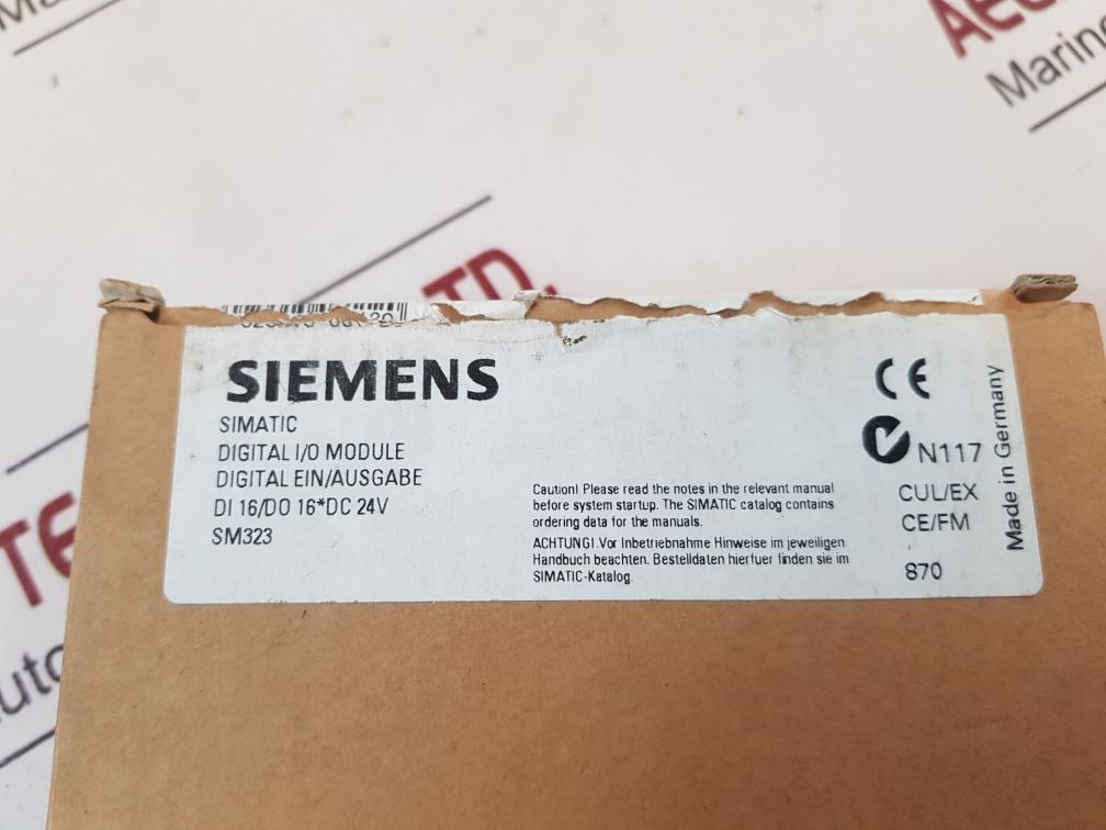 SIEMENS SIMATIC S7 323-1BL00-0AA0 DIGITAL I/O MODULE