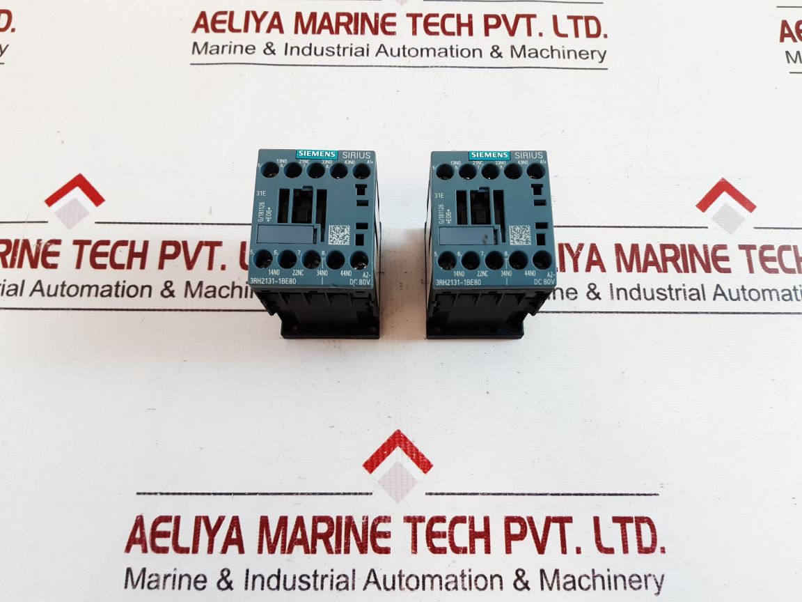 SIEMENS SIRIUS 3RH2131-1BE80 CONTACTOR REALY DC 80V