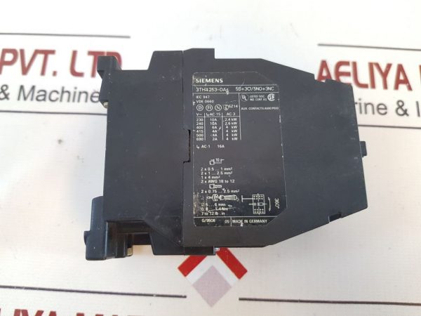 SIEMENS 3TH4253-0A CONTROL RELAY 5NO+3NC