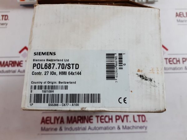 SIEMENS POL687.70/STD PROGRAMMABLE CONTROLLER S55396-C877-A100