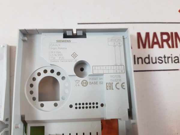 SIEMENS QAA24 ROOM TEMPERATURE SENSOR IP30