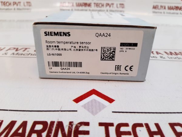 SIEMENS QAA24 ROOM TEMPERATURE SENSOR 604194