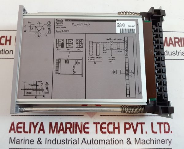 STAEFA CONTROL SYSTEM RDK9G CONTROLLER RFK 9G