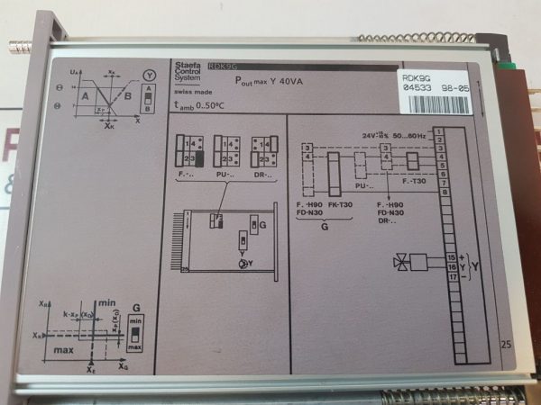 STAEFA CONTROL SYSTEM LANDIS & STAEFA RDK9G CONTROL BOARD