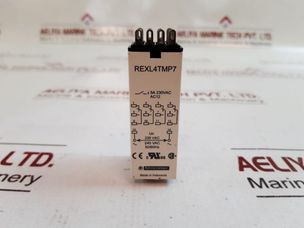 TELEMECANIQUE SCHNEIDER ELECTRIC REXL4TMP7 TIMER 240 VAC