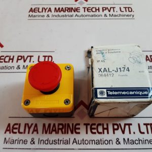 TELEMECANIQUE XAL-J174 CONTROL STATION WITH EMERGENCY STOP PUSH BUTTON
