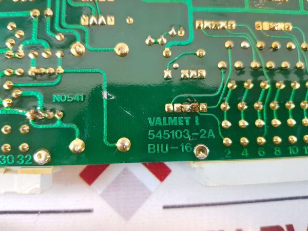 VALMET BIU-16 PCB CARD M8512251