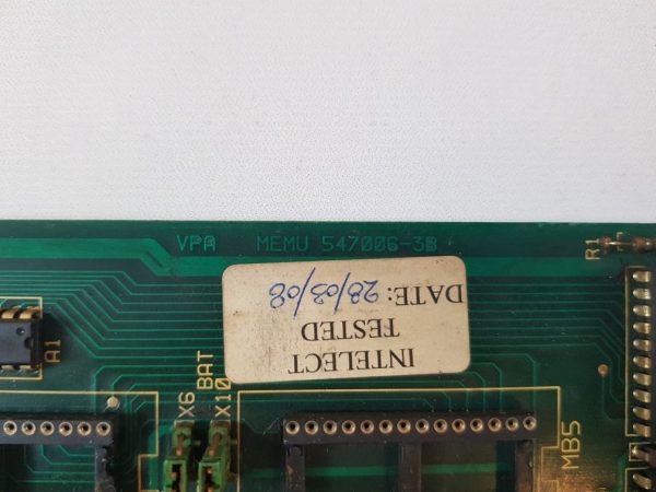 VALMET VPA MEMU 547006-3B MEMORY BOARD