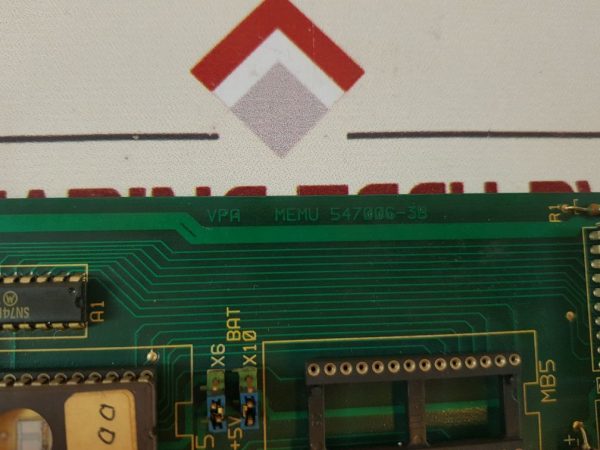 VALMET VPA MEMU 547006-3B MEMORY CARD
