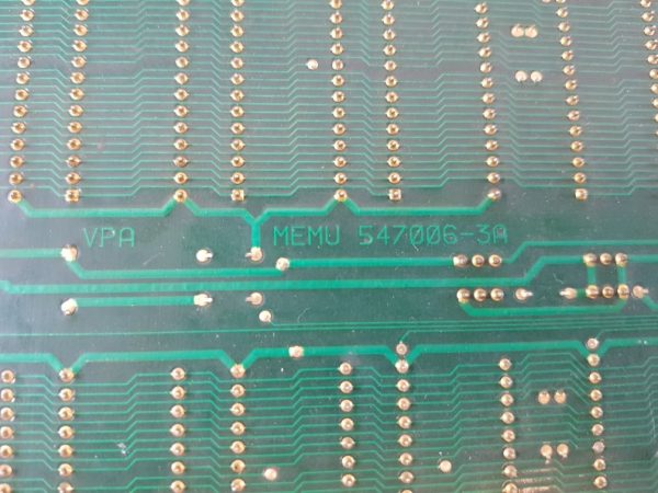 VALMET VPA 547006-3B MEMORY BOARD