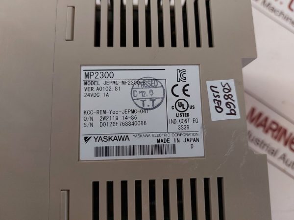 YASKAWA JEPMC-MP2300-E MP CONTROLLER